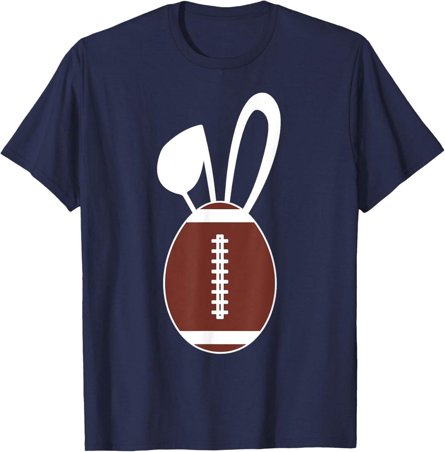Cute Football Egg Shirt - Football Easter Egg Gift T-Shirt - T-Shirt | Navy