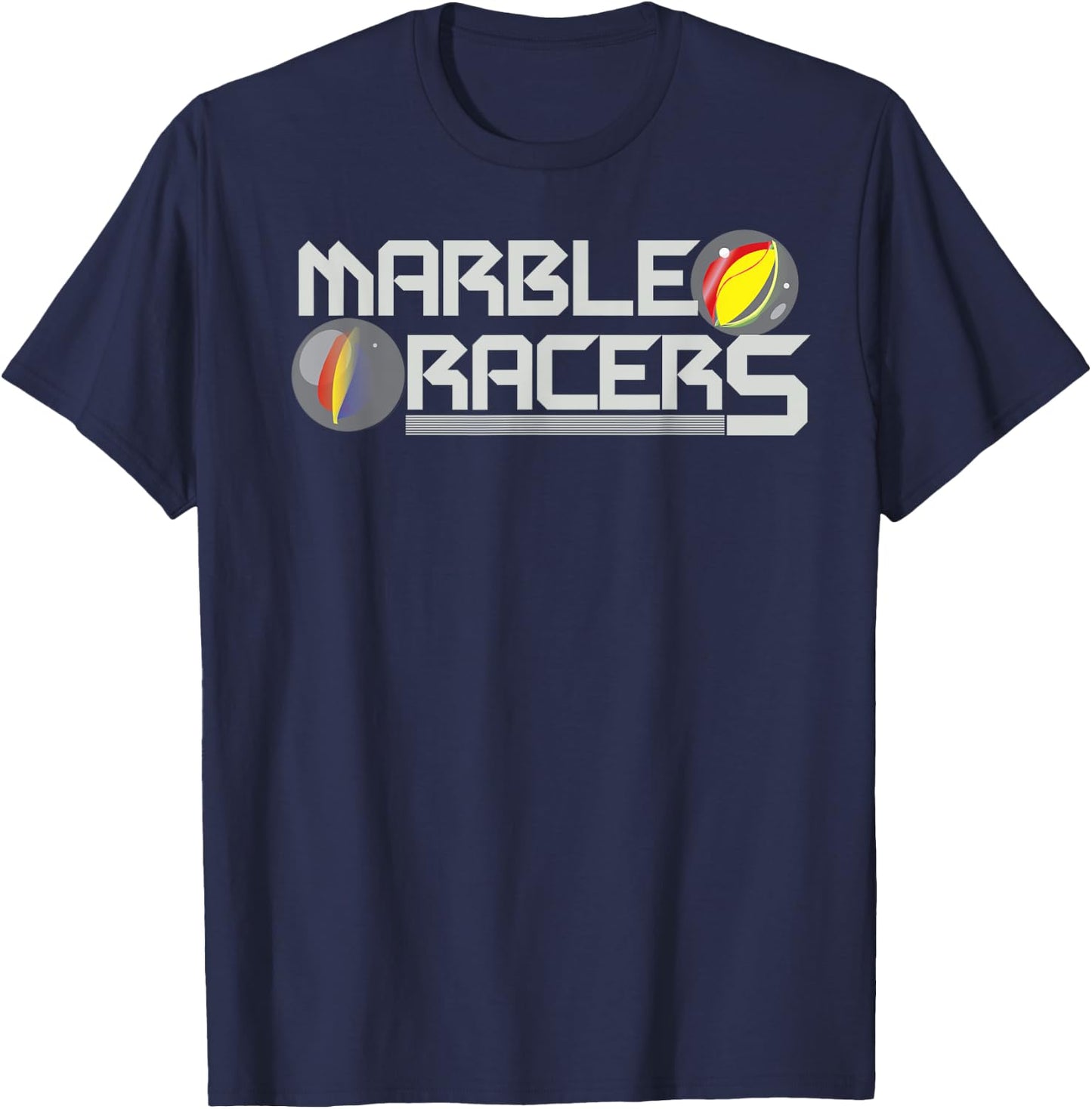 Marble Racers Marble Racing Gift Men Women Children T-Shirt - T-Shirt | Navy