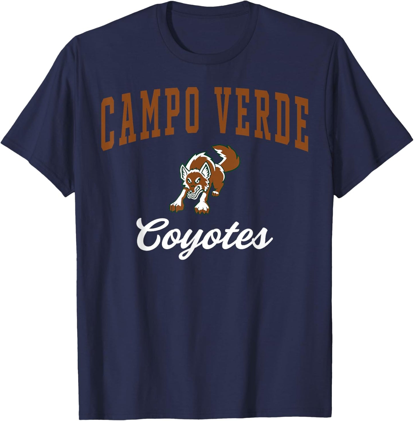 Campo Verde High School Coyotes C3 T-Shirt - T-Shirt | Navy