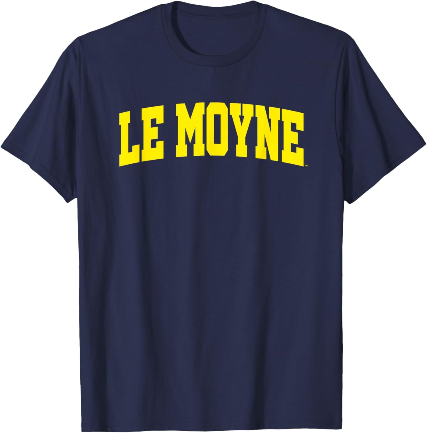 Le Moyne College Dolphins School Name Arch T-Shirt - T-Shirt | Navy