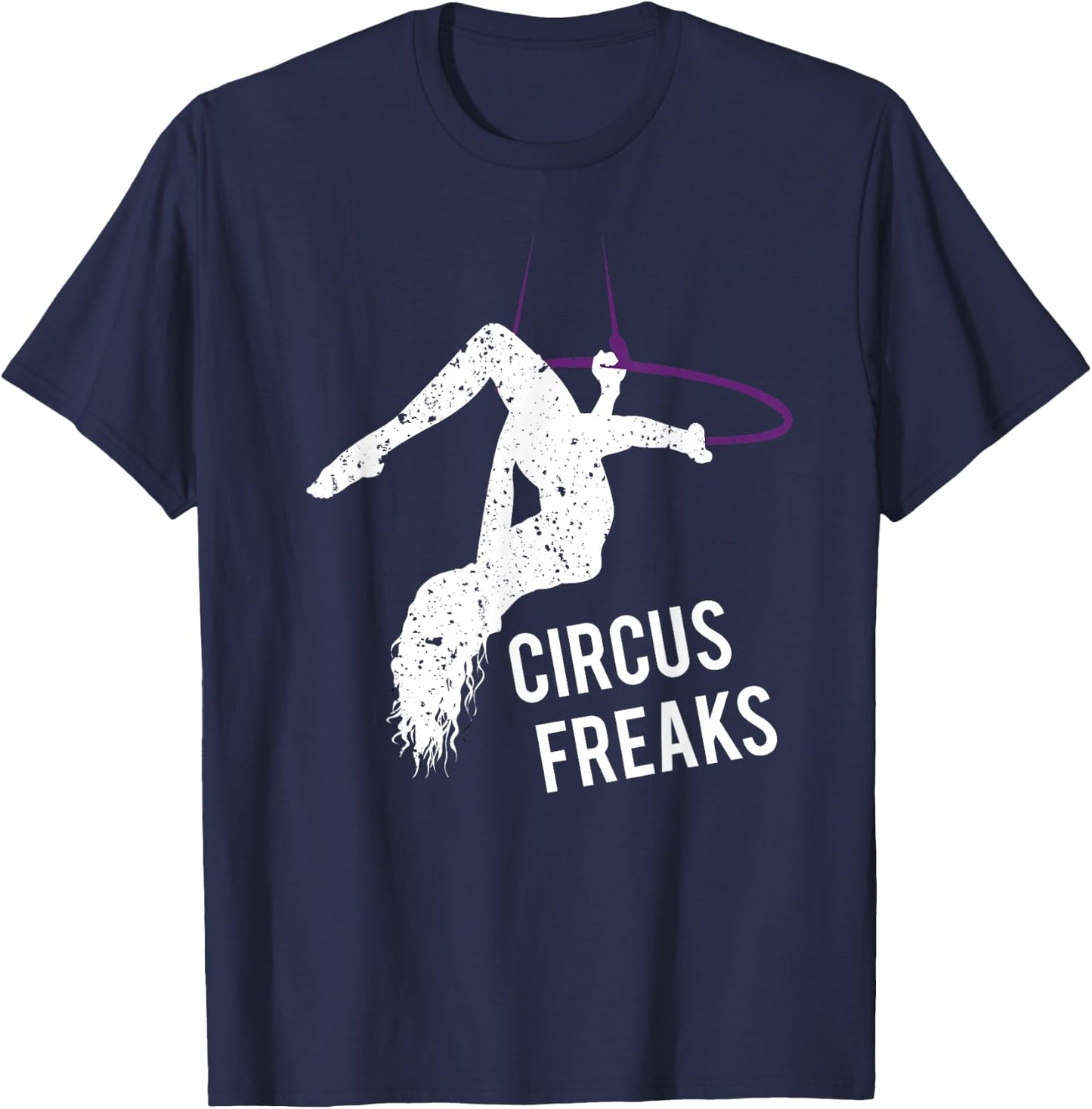 Aerial Arts Clothing, Cute Aerialist Shirts T-Shirt - T-Shirt | Navy