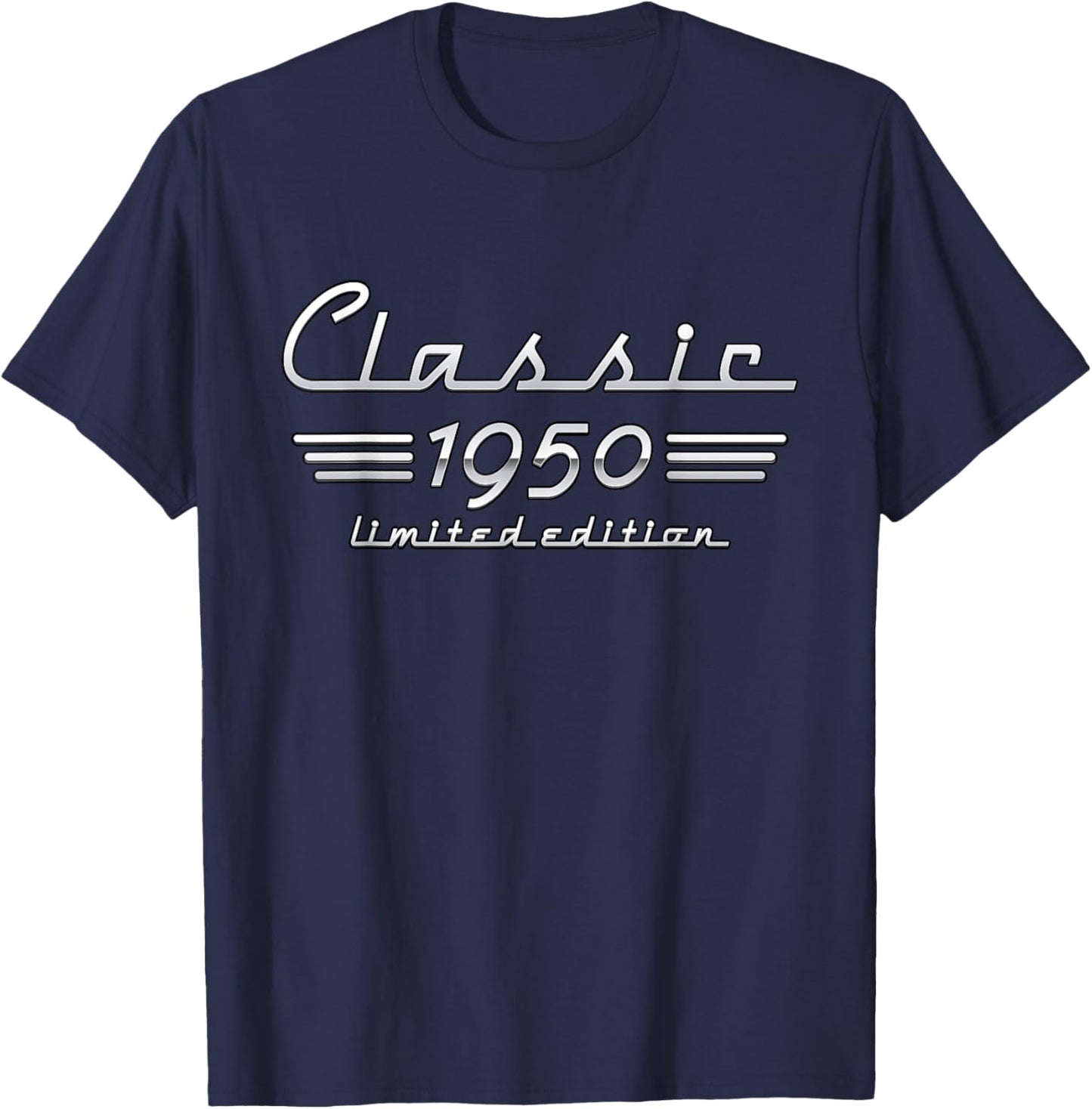 75 Year Old Gift Classic 1950 Limited Edition 75th Birthday T-Shirt - T-Shirt | Navy
