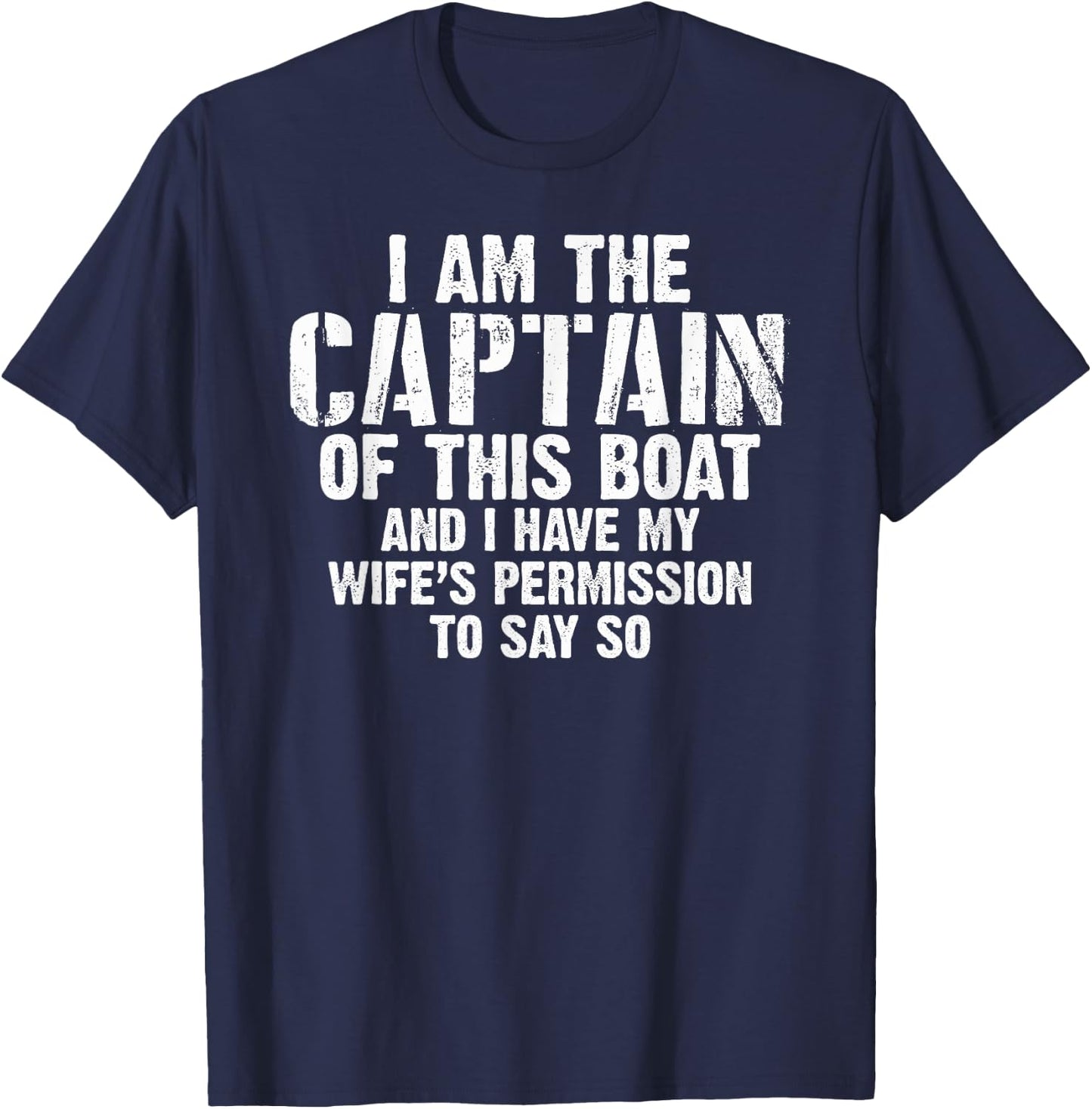 Boat Captain Shirt T-Shirt - T-Shirt | Navy