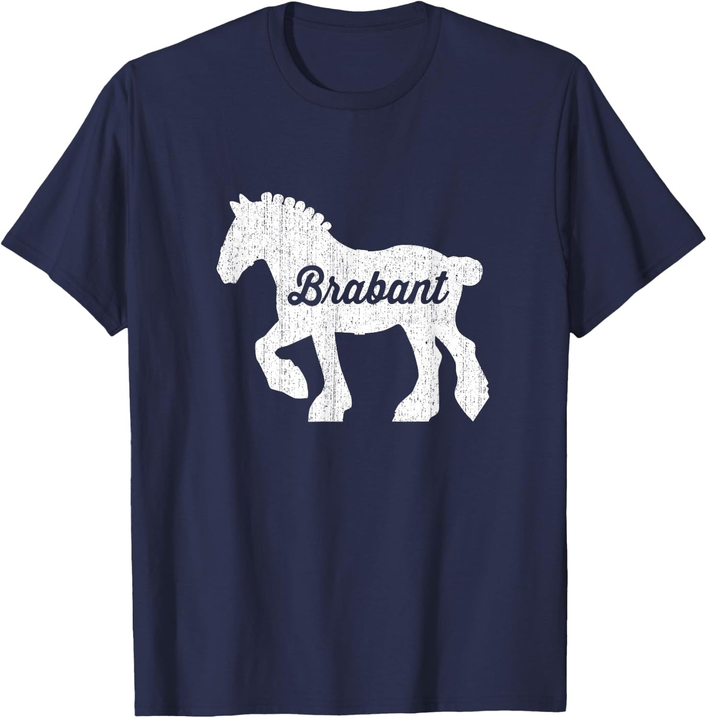 Brabant Draft Horse Shirt T-Shirt - T-Shirt | Navy