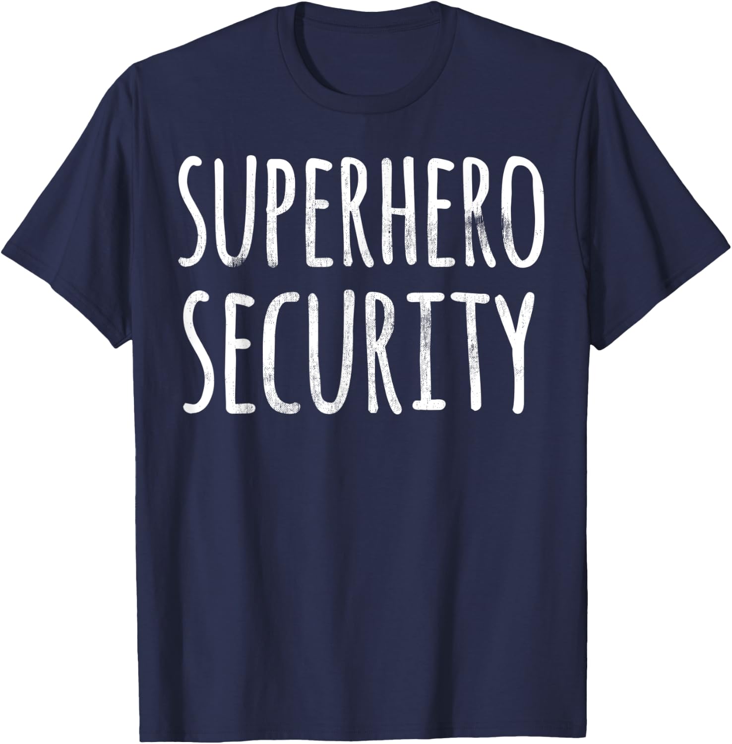 Halloween Costume Shirt Funny Superhero Security Parent Gift T-Shirt - T-Shirt | Navy