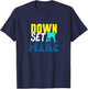 Down Set Hike Shirt | Football Center T Shirt T-Shirt - T-Shirt | Navy