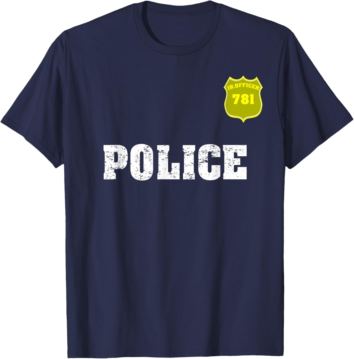 Police Officer Halloween shirt for Costume Boys Girl T-Shirt - T-Shirt | Navy