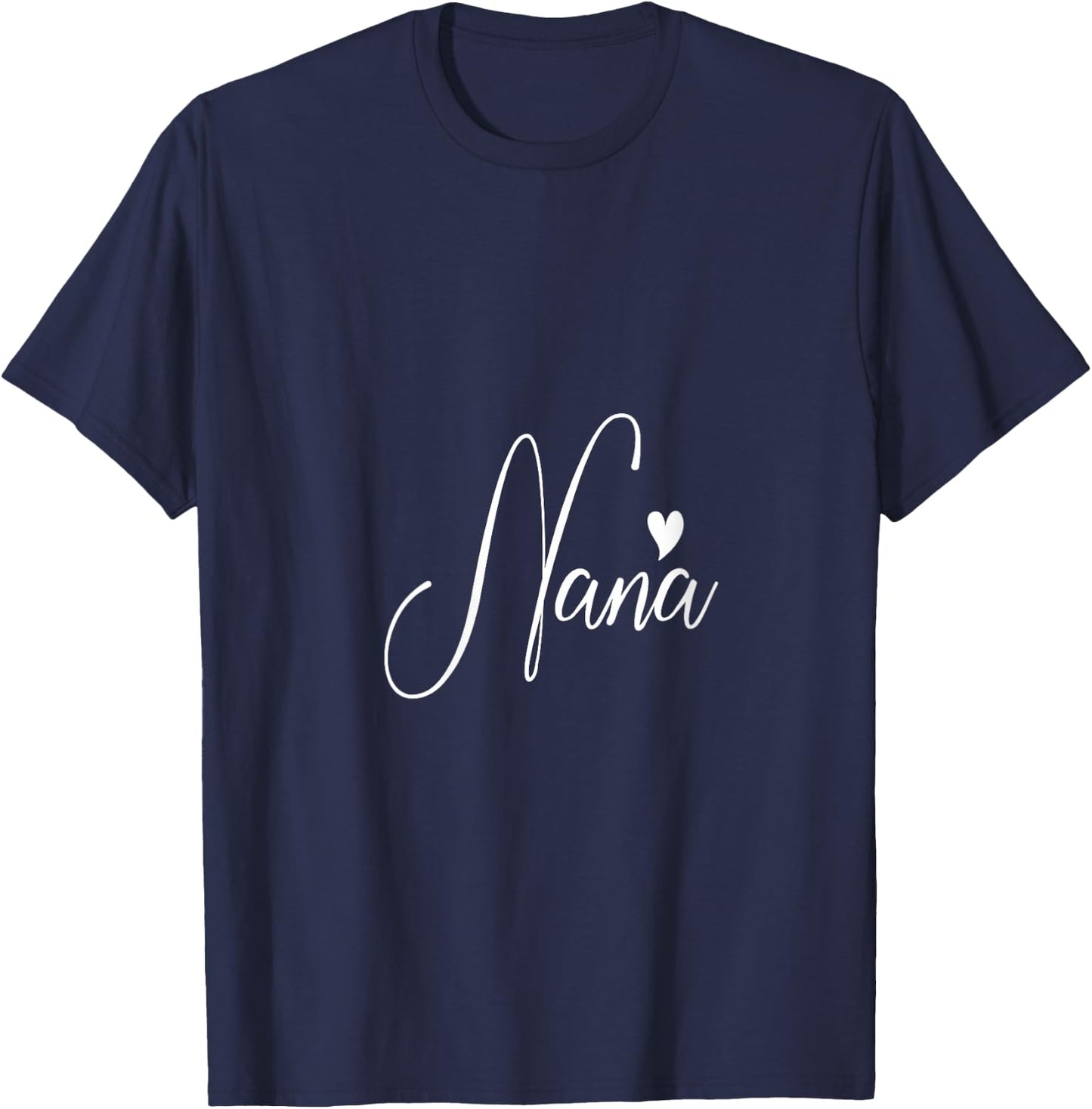 Nana Grandma Mother's Day Christmas Birthday V-Neck T-Shirt - T-Shirt | Navy