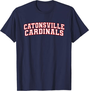 Columbia State Catonsville Chargers Apparel Sports Fan T-Shirt - T-Shirt | Navy