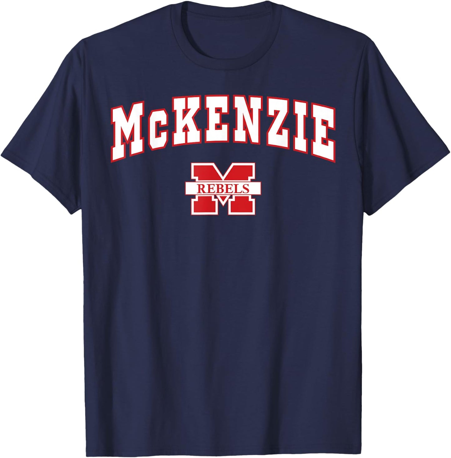 McKenzie High School Rebels C2 T-Shirt - T-Shirt | Navy