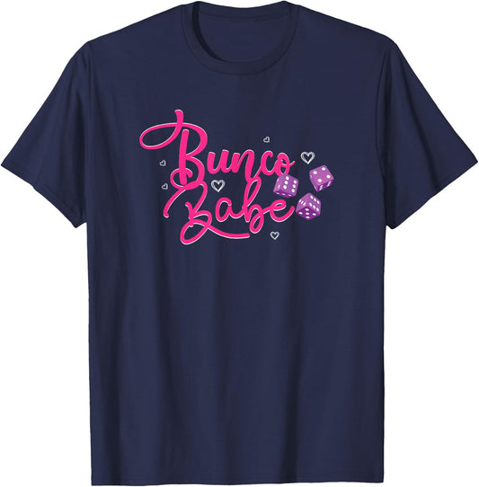 Bunco Babe Gift T-Shirt - T-Shirt | Navy
