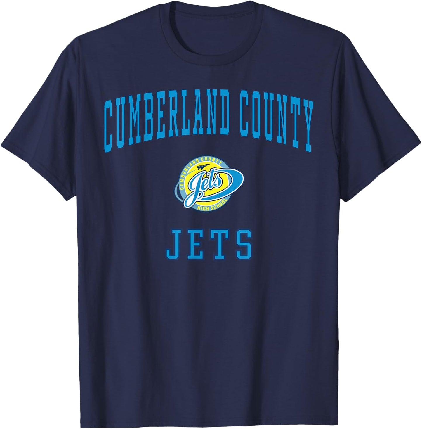Cumberland County High School Jets C1 T-Shirt - T-Shirt | Navy