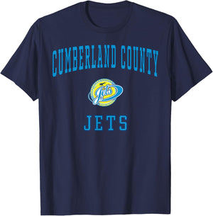 Cumberland County High School Jets C1 T-Shirt - T-Shirt | Navy