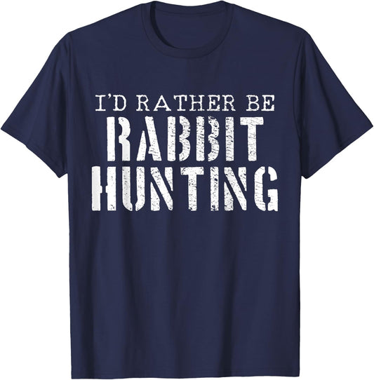 Rabbit Hunting T-Shirt - T-Shirt | Navy