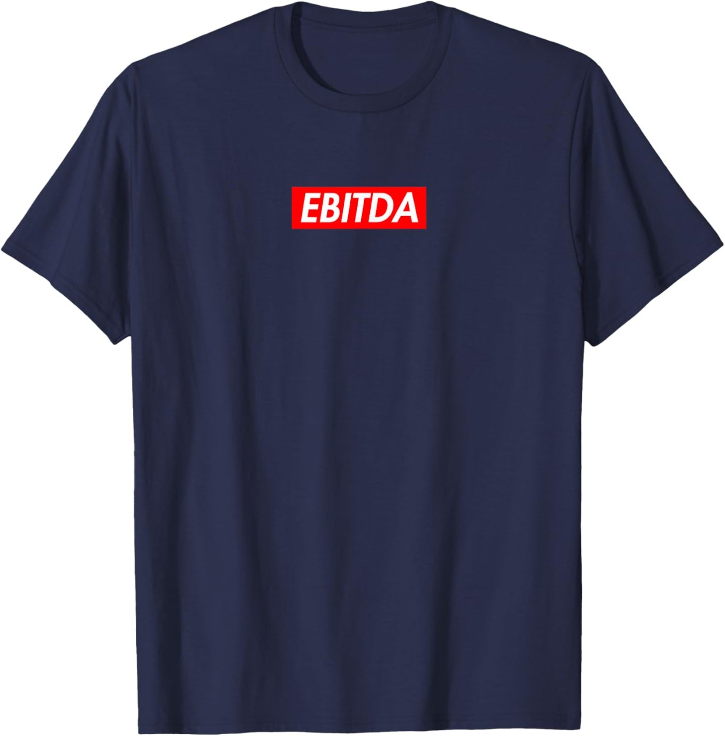 EBITDA Box Logo T-Shirt - T-Shirt | Navy
