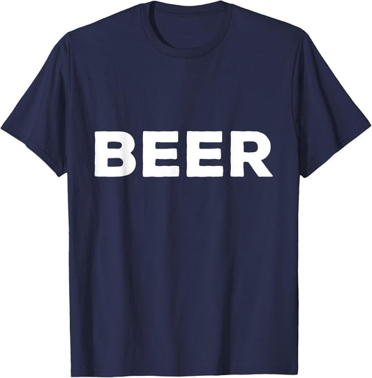 Shirt That Says Beer T-Shirt - T-Shirt | Navy
