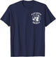 Flat Earth Society Logo Conspiracy Theory Earthers Gift T-Shirt - T-Shirt | Navy
