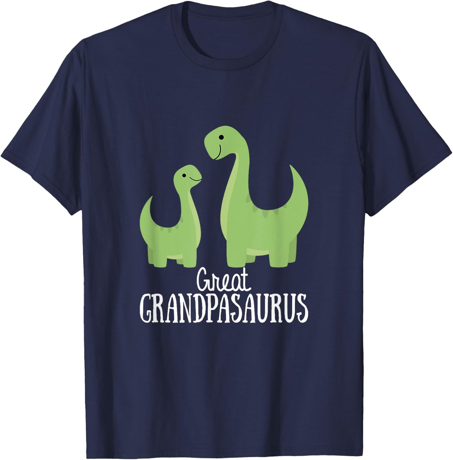 Great Grandpasaurus Grandpa Saurus Dinosaur T-Shirt - T-Shirt | Navy