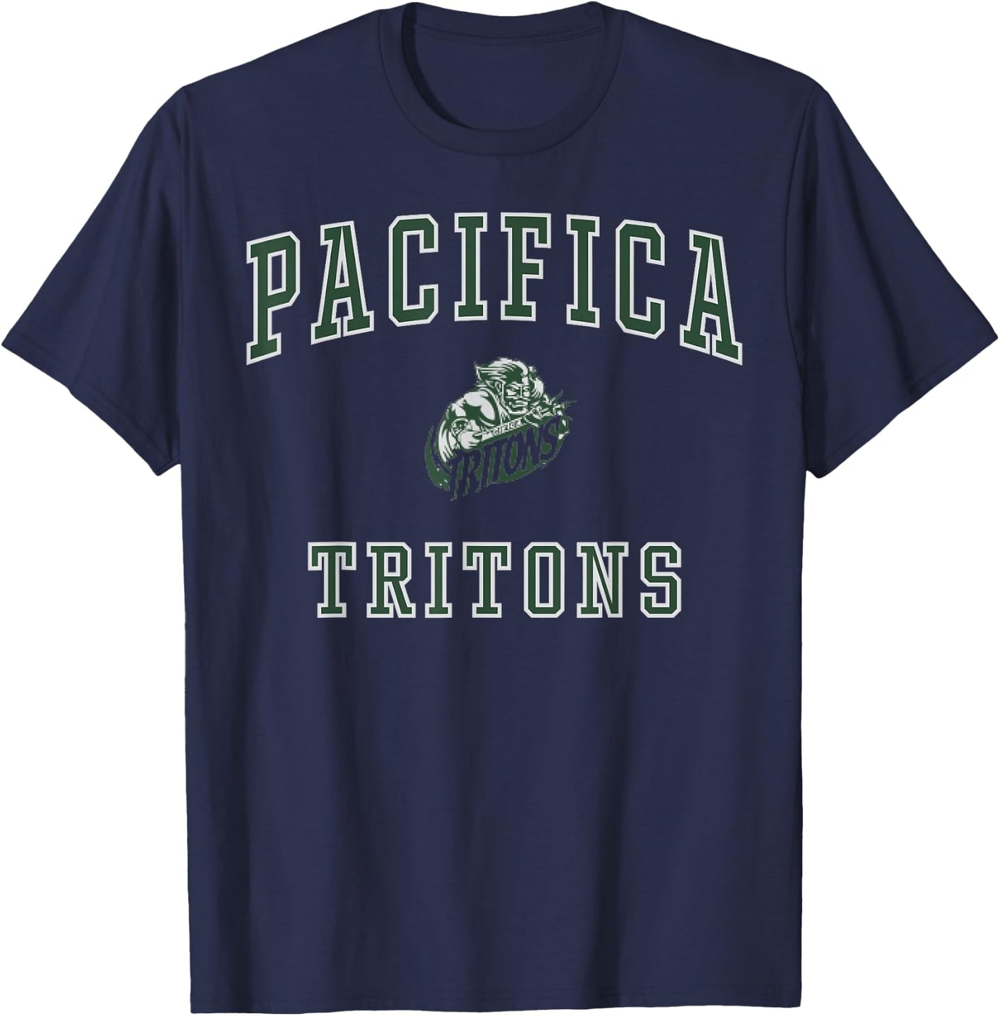 Pacifica High School Tritons C1 T-Shirt - T-Shirt | Navy
