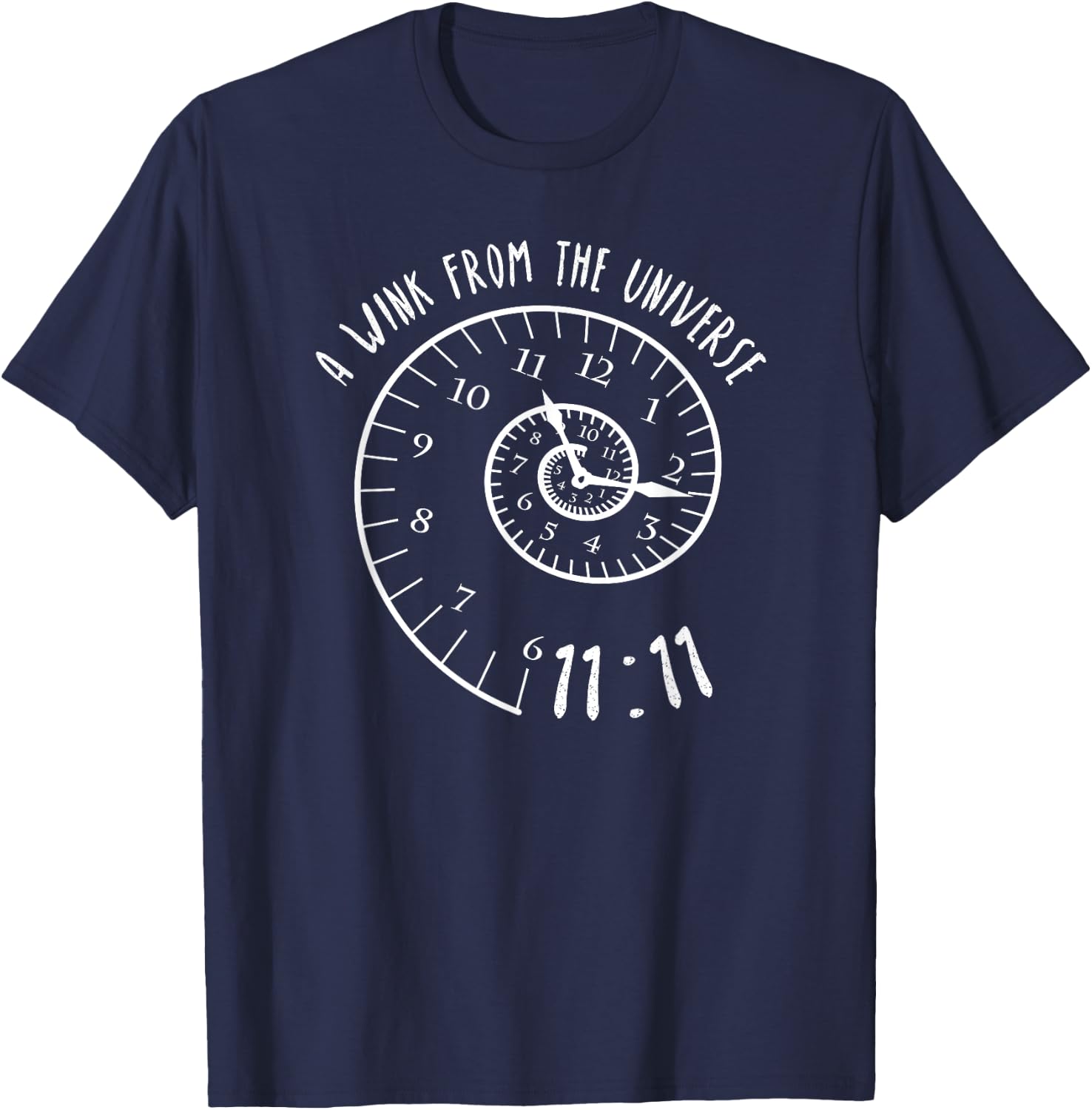 Synchronicity Numerology Manifestation Numbers 1111 Shirt T-Shirt - T-Shirt | Navy