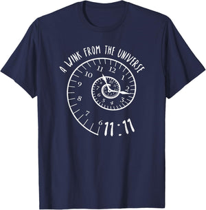 Synchronicity Numerology Manifestation Numbers 1111 Shirt T-Shirt - T-Shirt | Navy