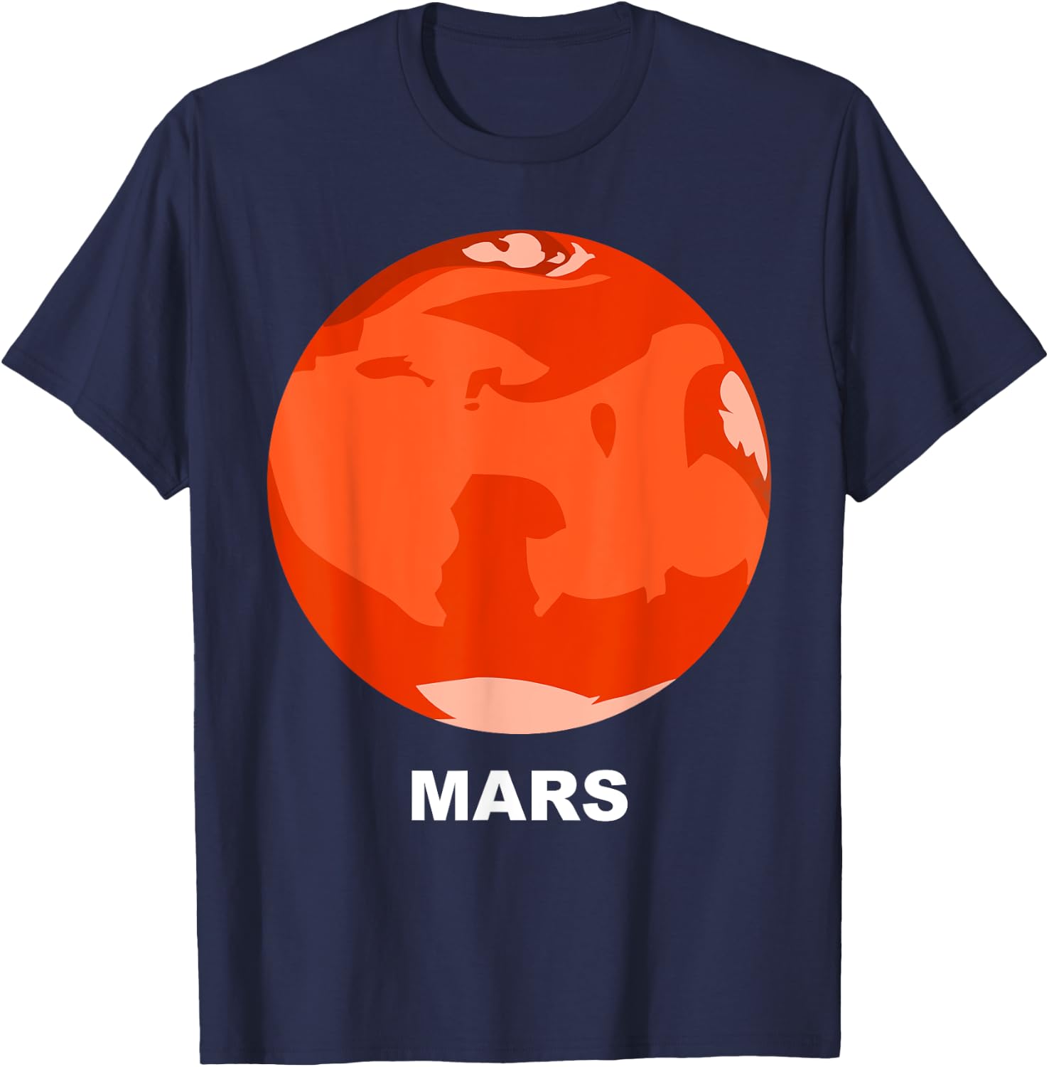 Solar System Group Costumes - Giant Planet Mars Costume T-Shirt - T-Shirt | Navy
