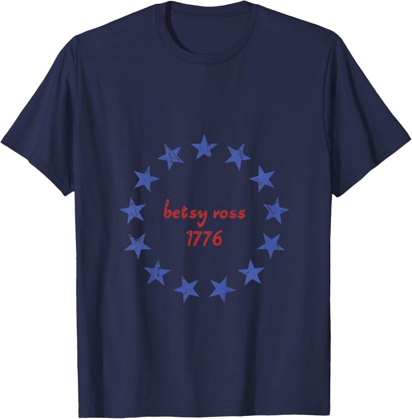 Kids Betsy Ross 1776 flag For Kids 13 colonies Patriot Costume T-Shirt - T-Shirt | Navy