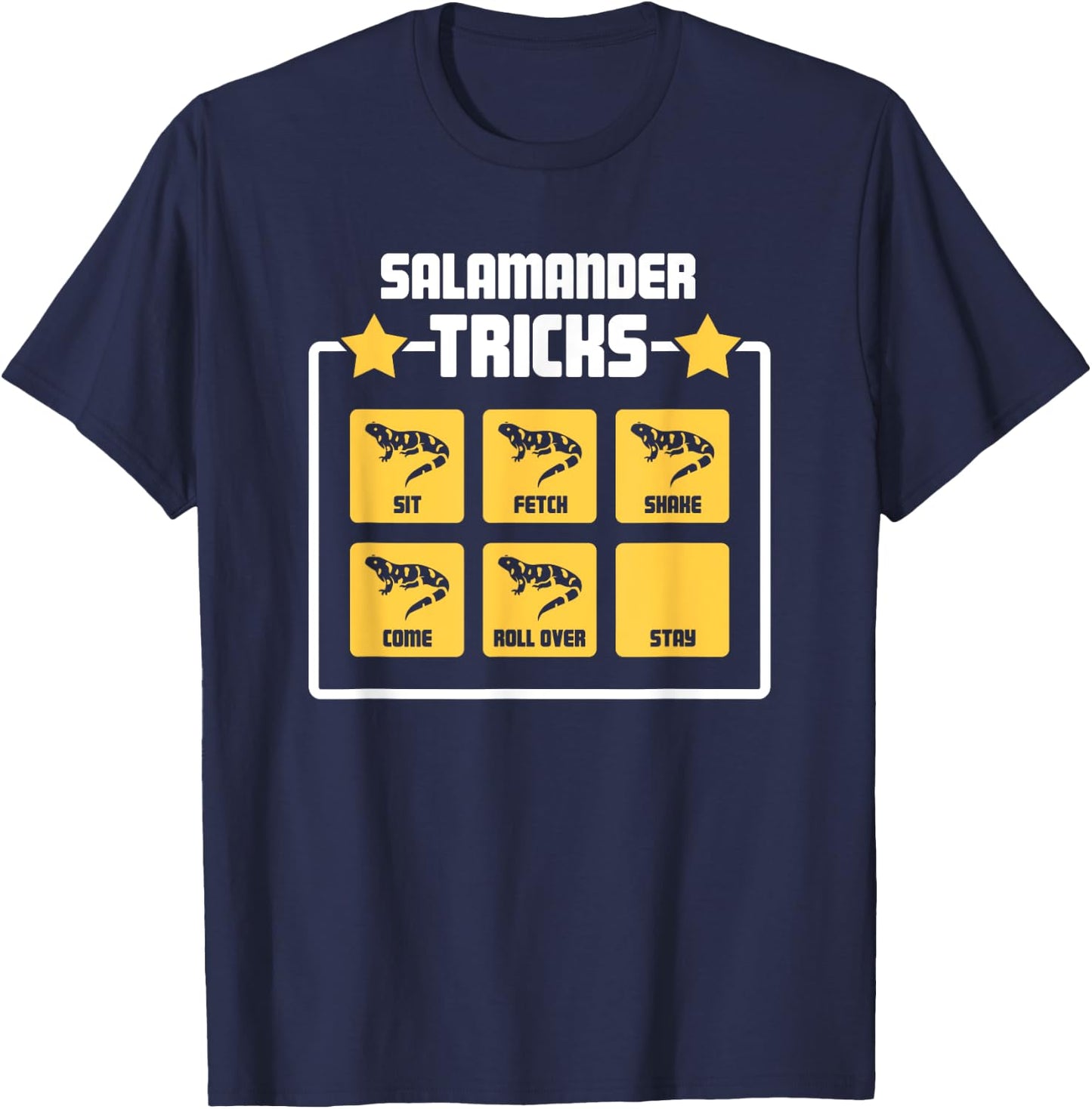 Tiger Salamander / Pet Salamander Amphibians - Funny T-Shirt - T-Shirt | Navy