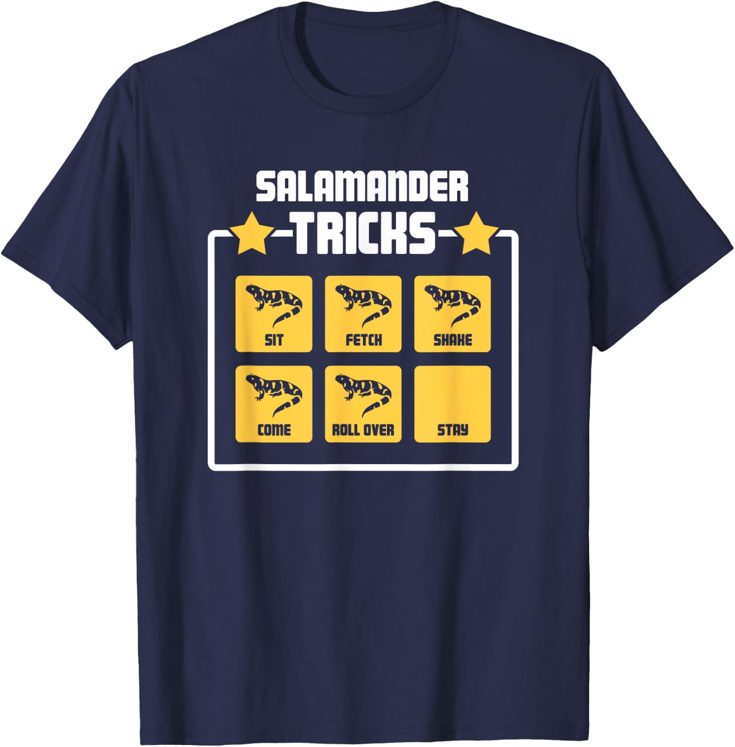Tiger Salamander / Pet Salamander Amphibians - Funny T-Shirt - T-Shirt | Navy