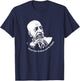 Chant Hare Krishna and be happy | Shrila Prabhupada T-Shirt - T-Shirt | Navy