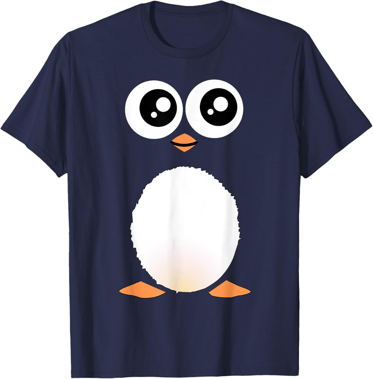 Cute Penguin - sweet cartoon cartoony animal T-Shirt - T-Shirt | Navy