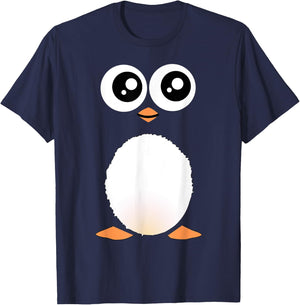Cute Penguin - sweet cartoon cartoony animal T-Shirt - T-Shirt | Navy