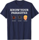 Funny President Donald Trump Parasite Lunatic T Shirt T-Shirt - T-Shirt | Navy