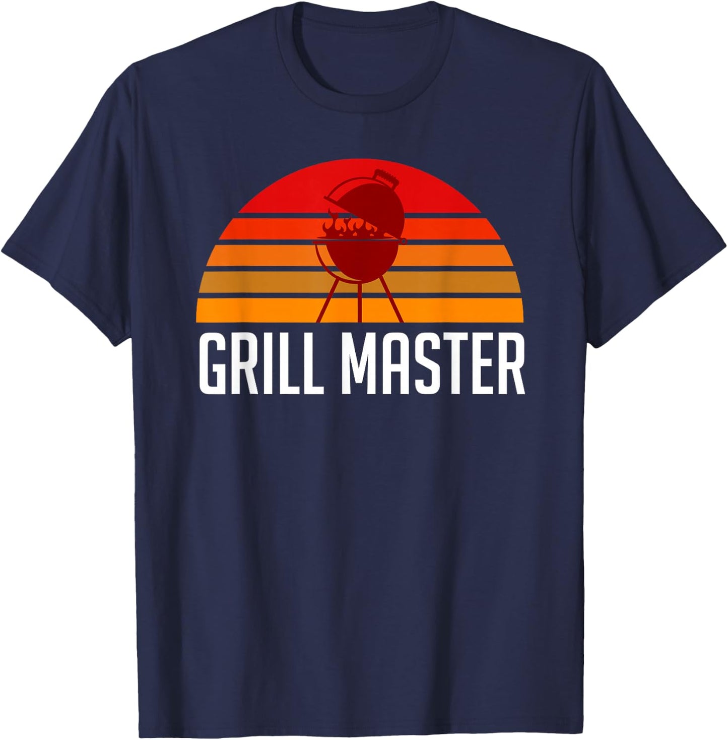 Grill Master Shirt | Cute Unique Pit BBQ Master Gift T-Shirt - T-Shirt | Navy