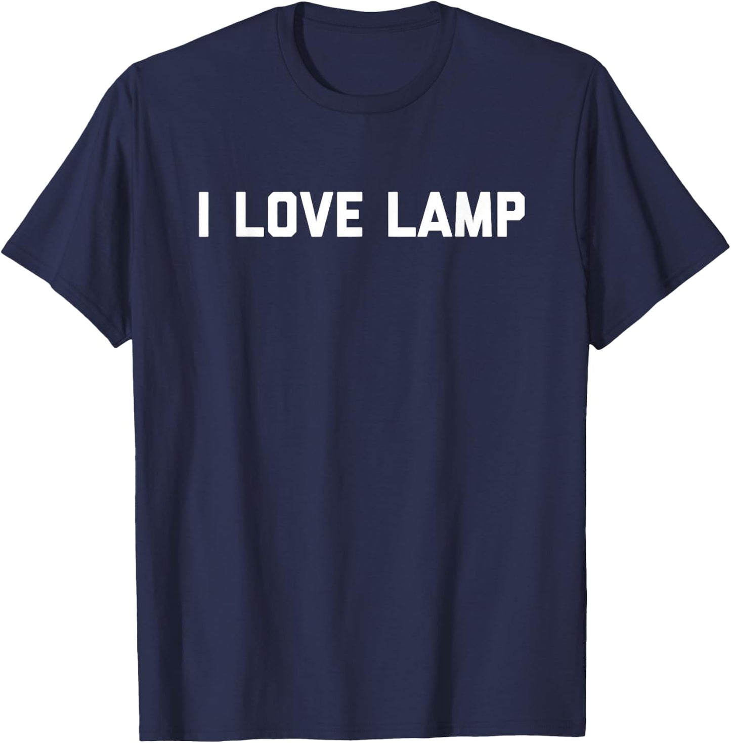 I Love Lamp T-Shirt - T-Shirt | Navy