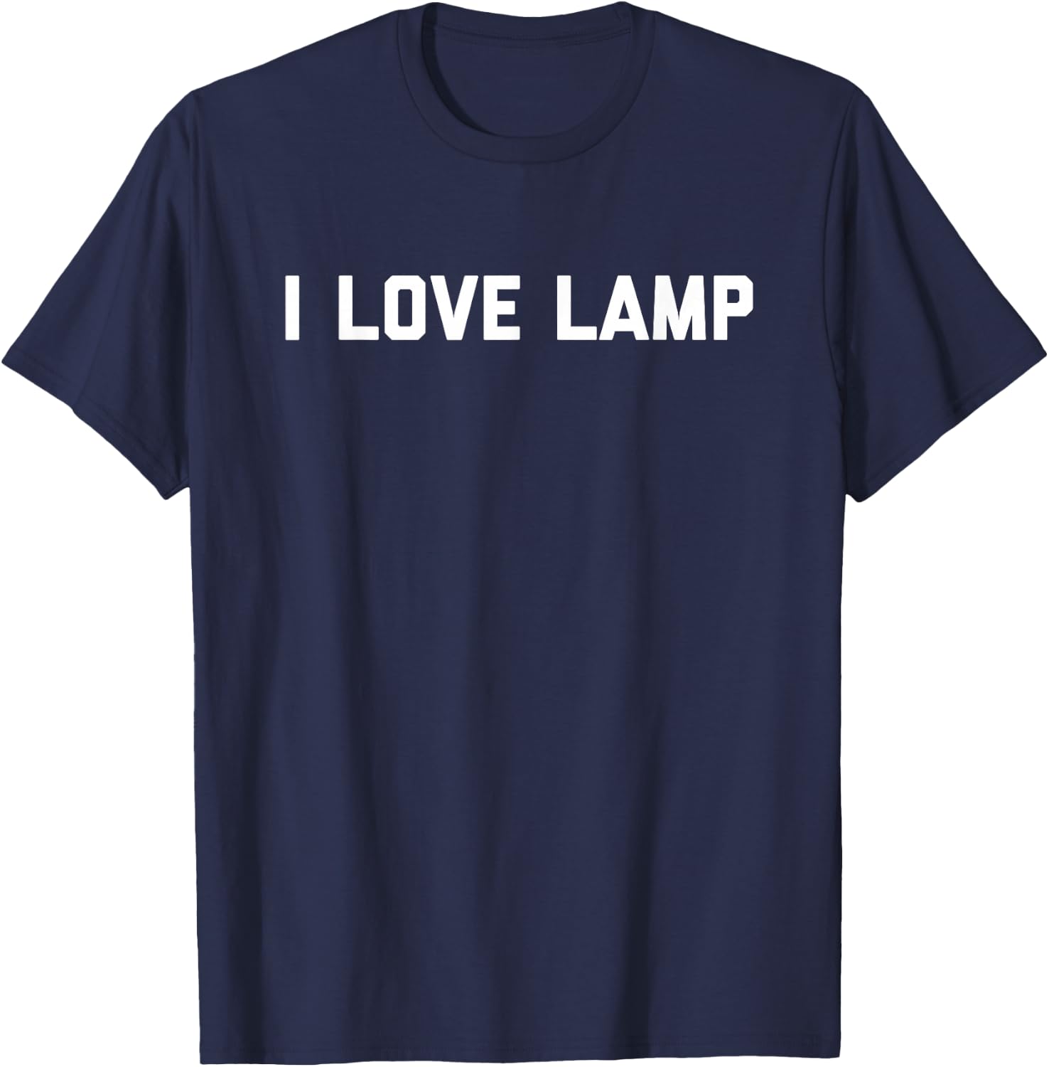 I Love Lamp T-Shirt - T-Shirt | Navy