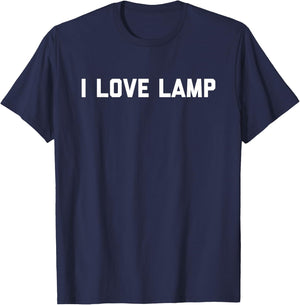 I Love Lamp T-Shirt - T-Shirt | Navy