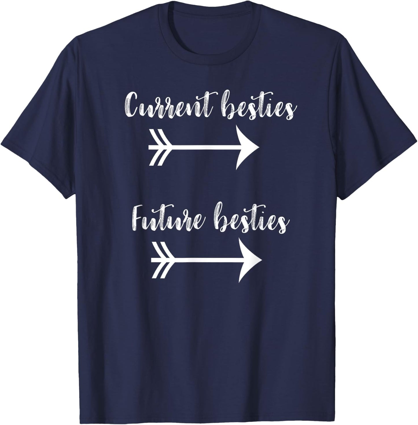 Pregnant Friend t shirt gift - Future Bestie Pregnancy shirt T-Shirt - T-Shirt | Navy