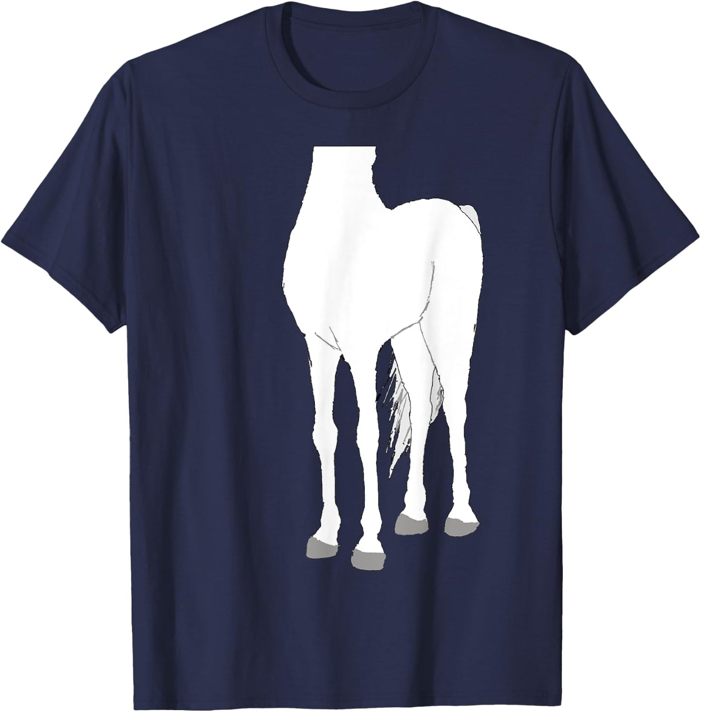 Halloween Horse Body White Costume Shirt for Kids T-Shirt - T-Shirt | Navy