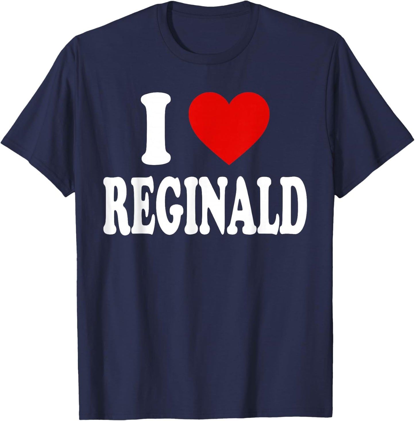 I Heart Love Reginald T-Shirt - T-Shirt | Navy