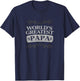 World's Greatest Papa Shirt T-Shirt - T-Shirt | Navy
