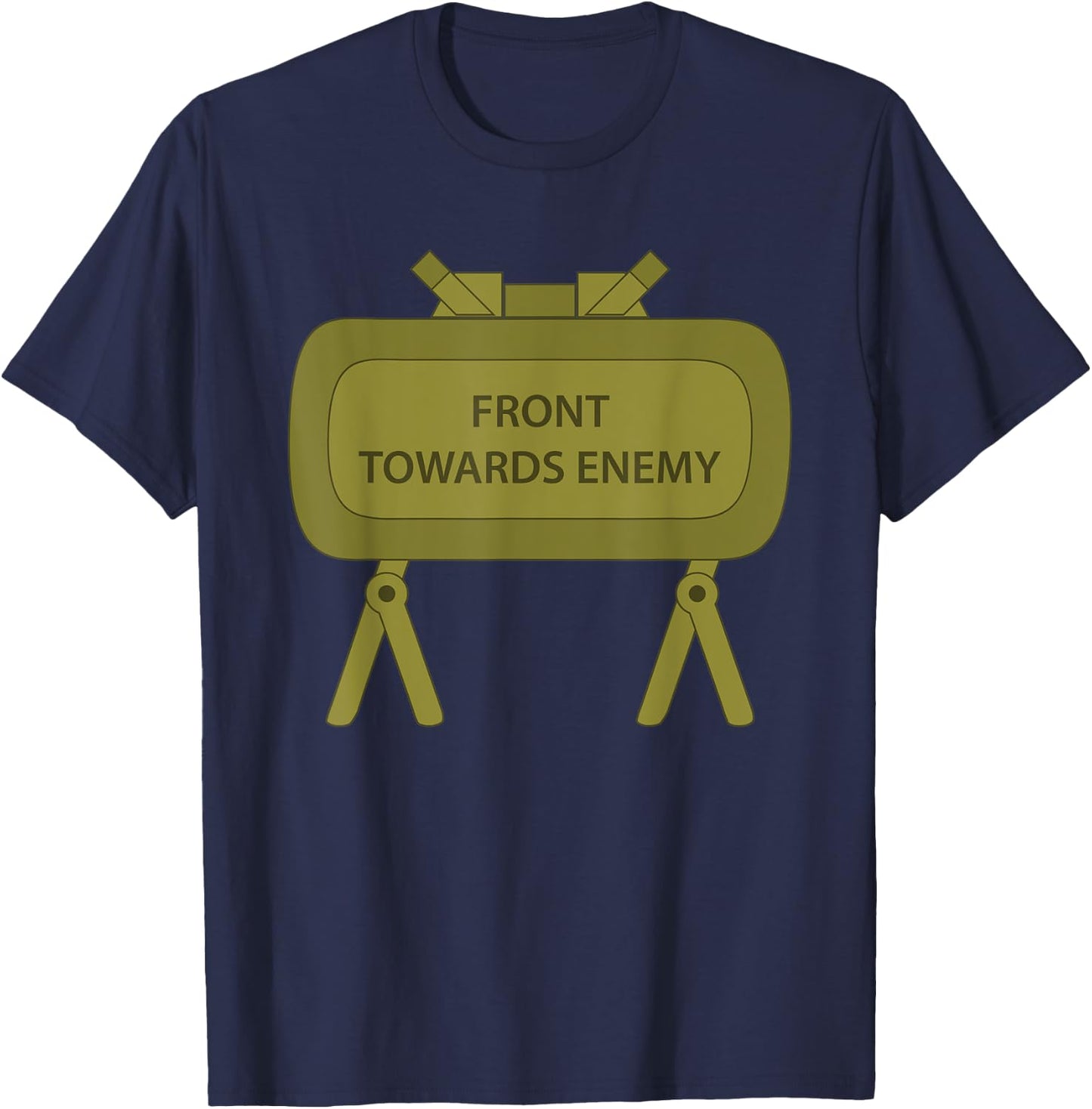 Front Toward Enemy Military T Shirt T-Shirt - T-Shirt | Navy
