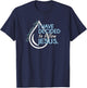 Christian Baptism Shirt T-Shirt - T-Shirt | Navy