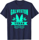Galveston Beach Texas Vacation Souvenir Women Kids T-Shirt - T-Shirt | Navy