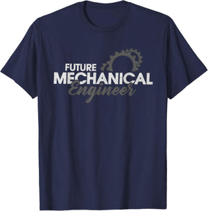 Vintage Future Engineering - Mechanical Engineering T-Shirt - T-Shirt | Navy