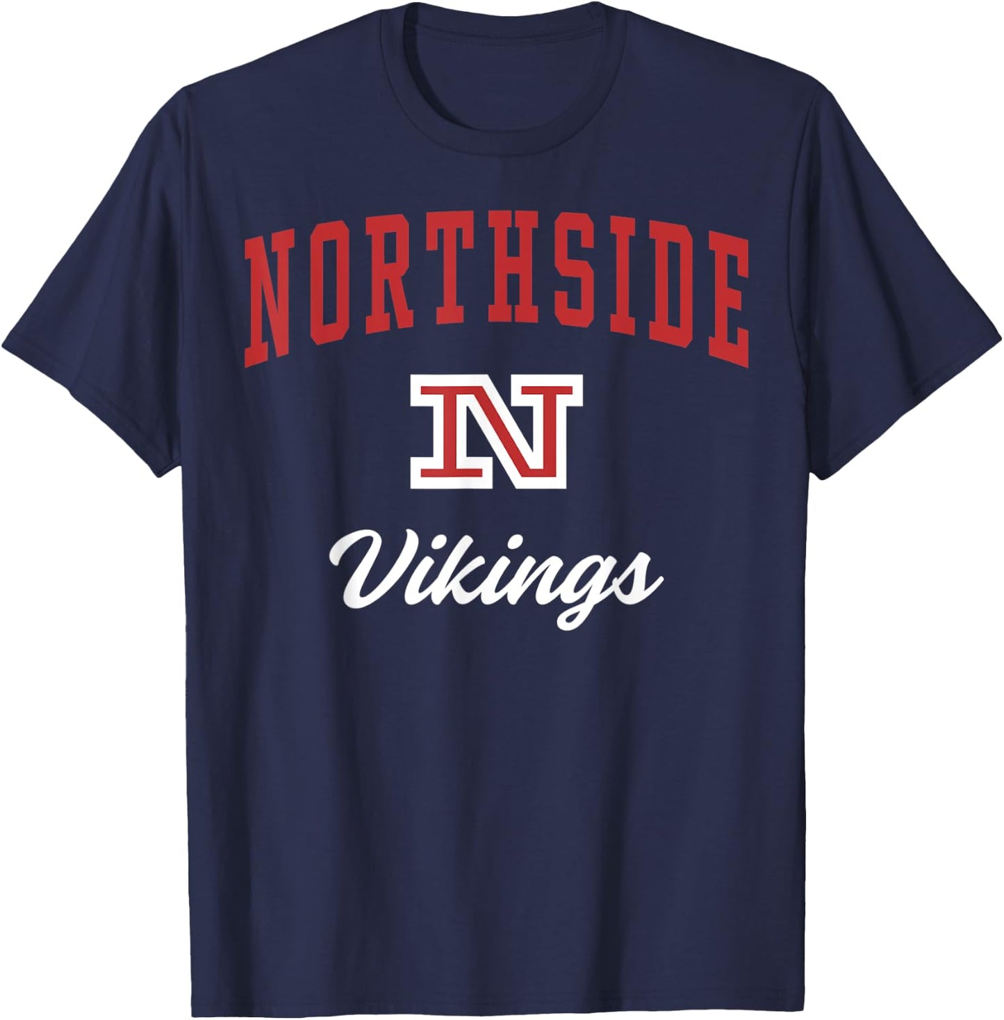 Northside High School Vikings C3 T-Shirt - T-Shirt | Navy