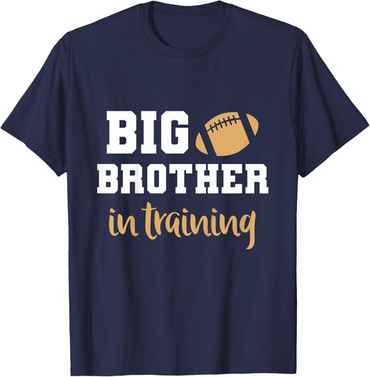 Big Brother Football Pregnancy Announcement Shirt Fall T-Shirt - T-Shirt | Navy