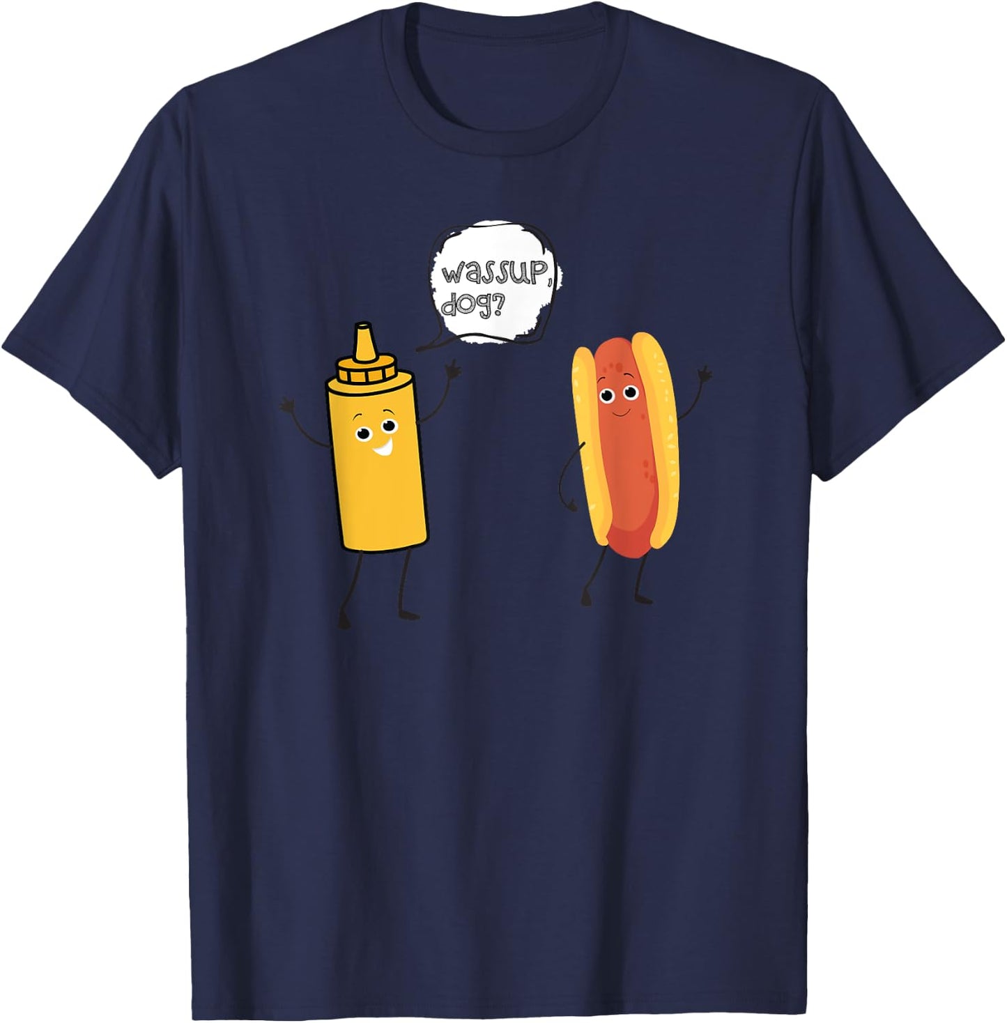 Wassup Dog T-Shirt - T-Shirt | Navy