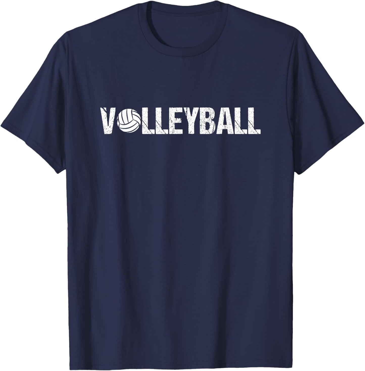 Volleyball Player Sports Team Coach Trainer Athlete Match T-Shirt - T-Shirt | Navy