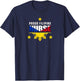 Proud Filipino Nurse Shirt T-Shirt - T-Shirt | Navy